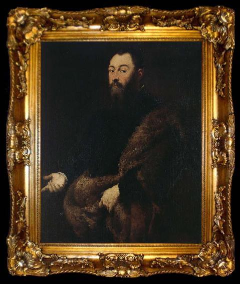 framed  Jacopo Tintoretto Gentleman Portrait, ta009-2